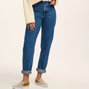 Lucy & Yak Blue High Rise Women Jeans